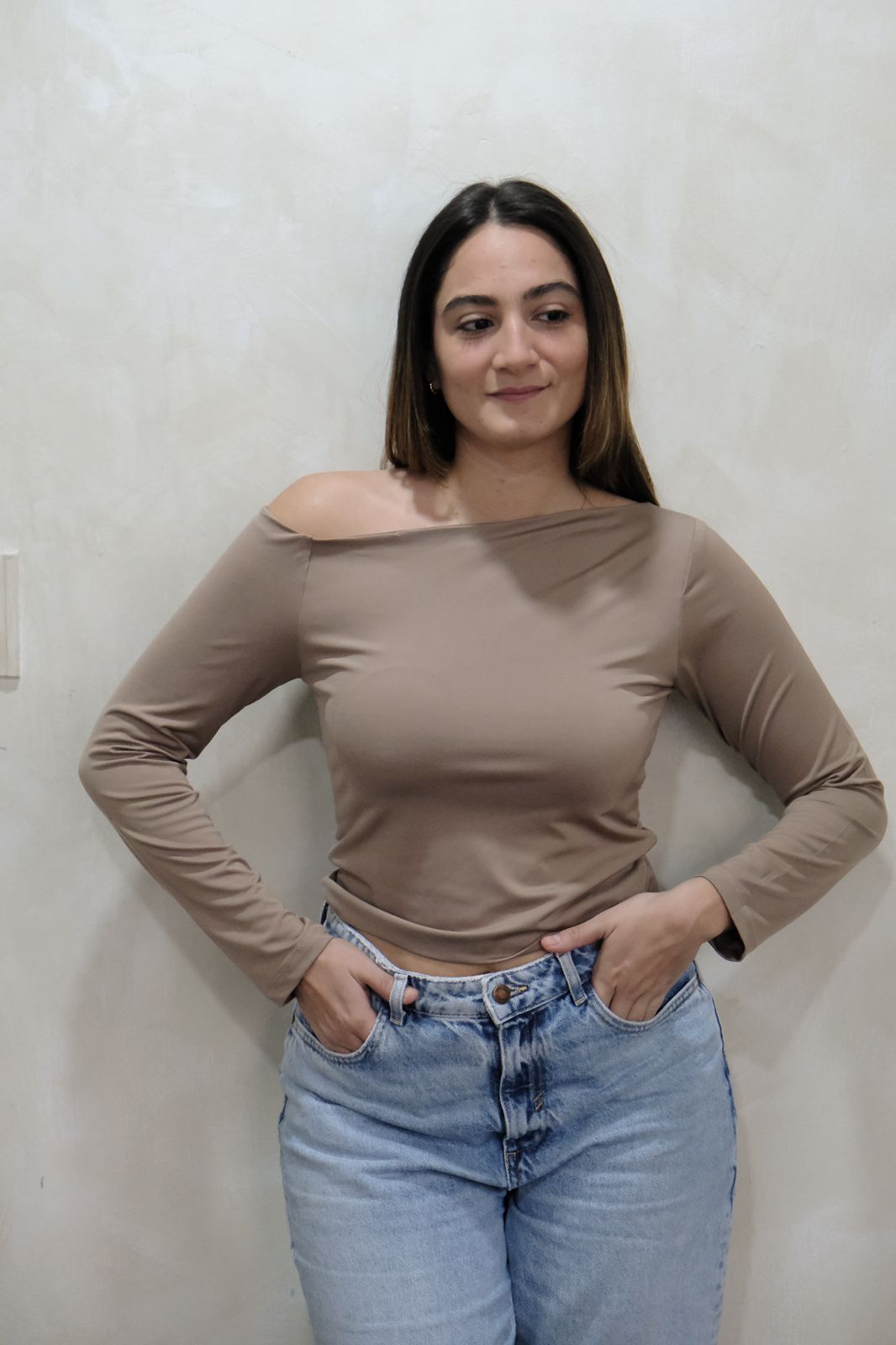 EMI TOP COCOA TALLA S QUEDA A M